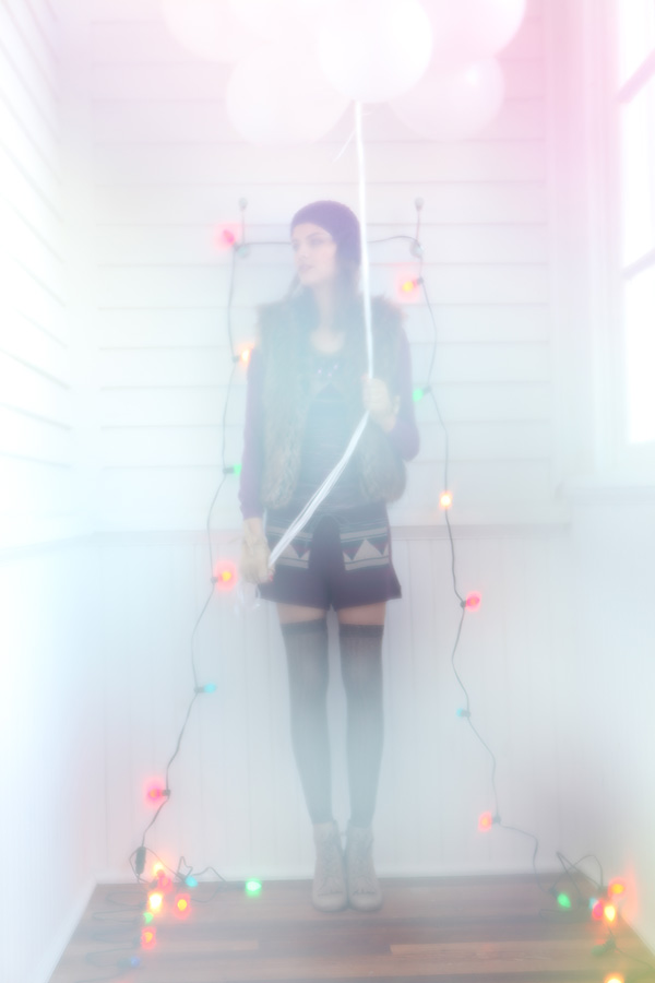Lais in Holiday shoot for Urban Outfitters 2009