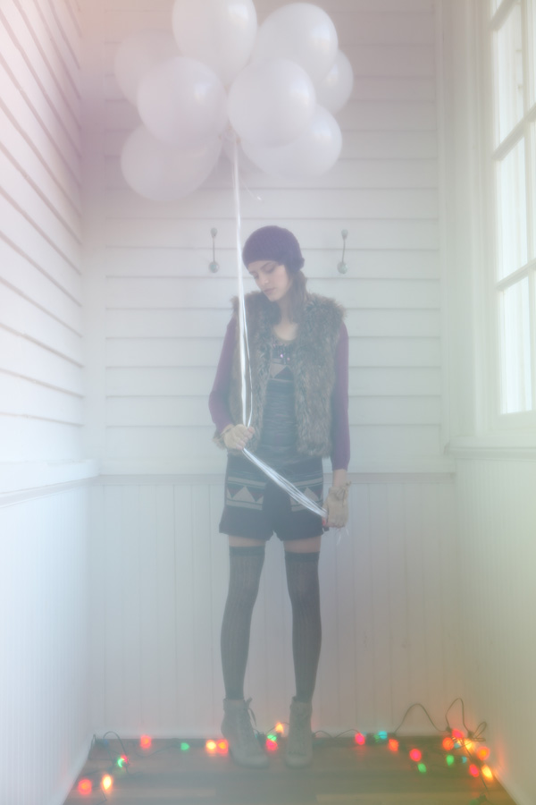 Lais in Holiday shoot for Urban Outfitters 2009